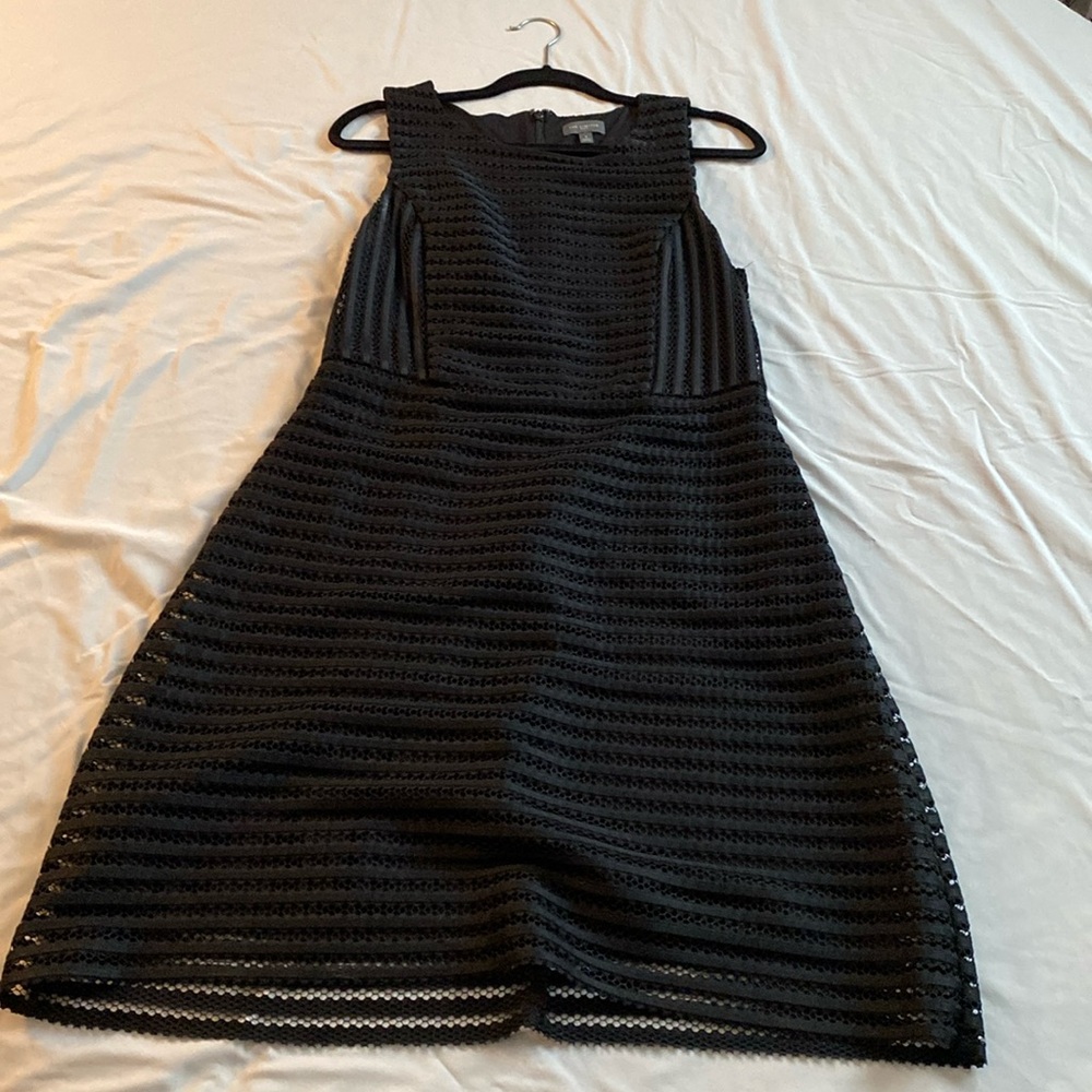 Black evening dress.